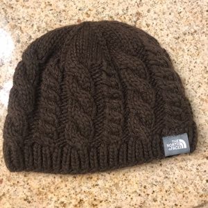 North face cable knit hat